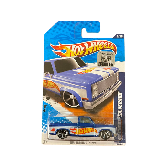 Hot Wheels 2011 Mainline Chevrolet ‘83 Chevy Silverado Blue Factory Sealed