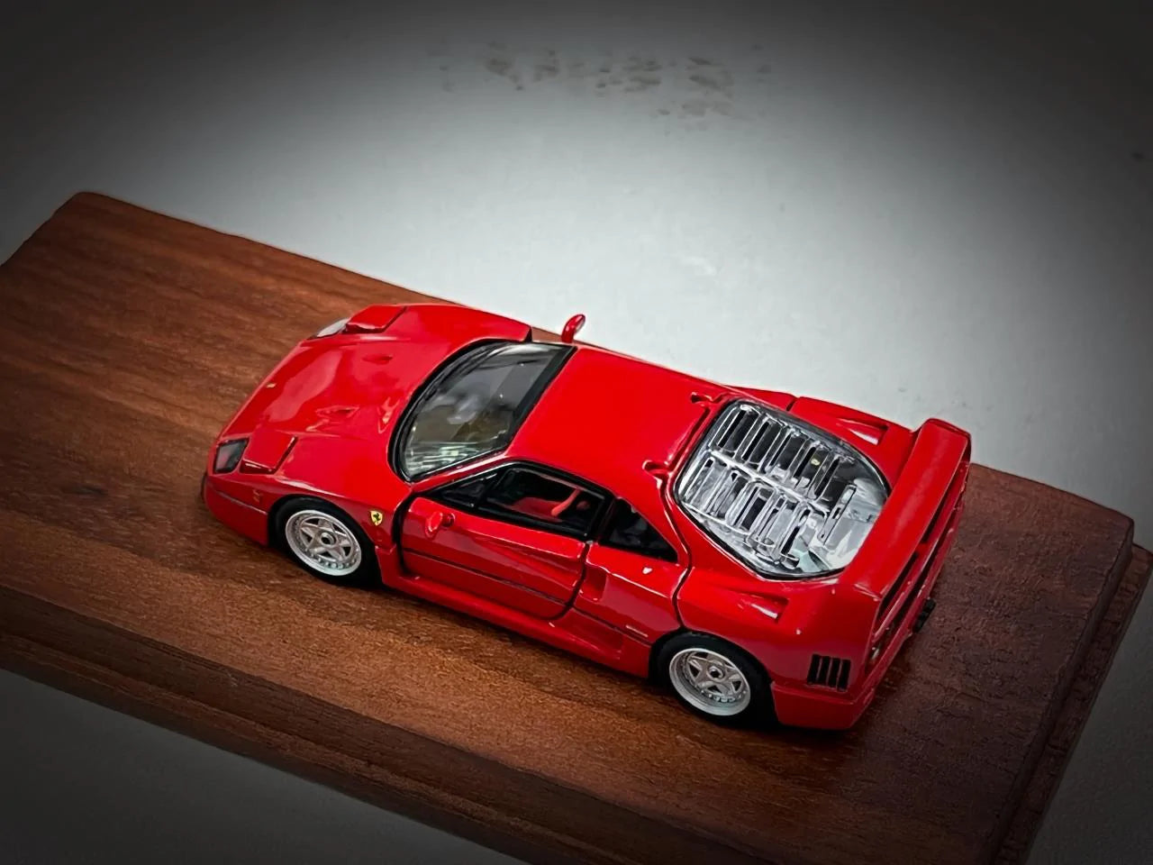 PGM 1:64 Ferrari F40 Red With Fully Opening Compartments