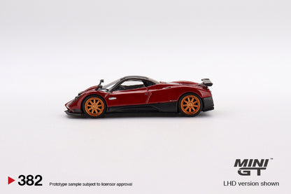 MiniGT 1:64 Pagani Zonda F Rosso Dubai MiJo Exclusive #382