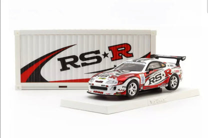 Tarmac Works 1:64 Toyota Supra RSR D1 Drift Car Hong Kong Exclusive