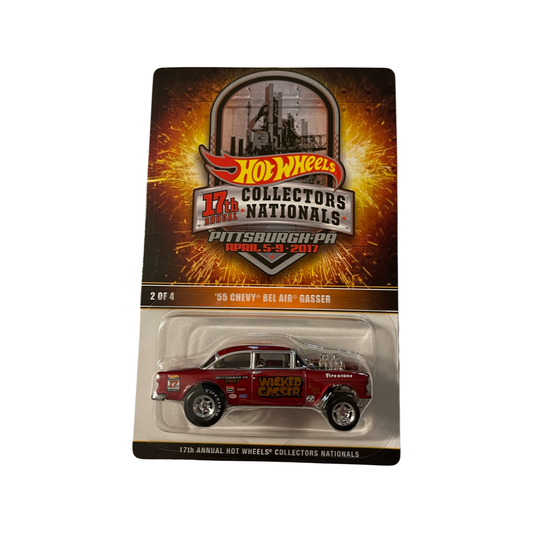 Hot Wheels 17th Annual Collectors Nationals Pittsburgh Convention ‘55 Chevy Bel Air Gasser Souvenir Car