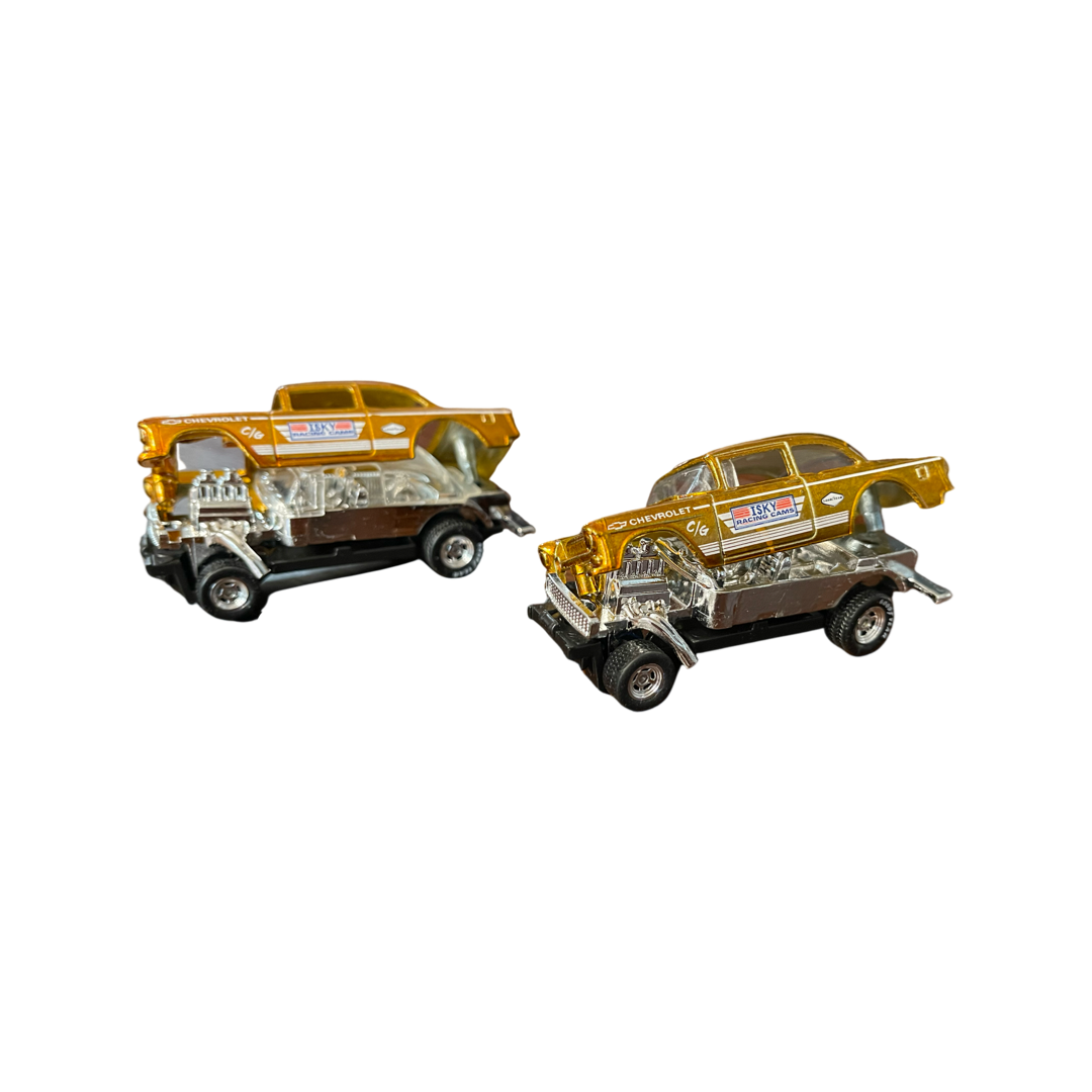 Hot Wheels Loose 2020 Chevrolet '55 Chevy Bel Air Gasser Legends Tour Unspun Pair