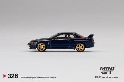 MiniGT Nissan Skyline GT-R (R32) Nismo S-Tune Dark Blue MiJo Exclusive #326