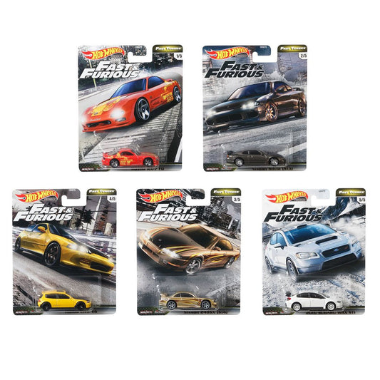Hot Wheels 2020 Premium Fast & Furious Fast Tuners Set Of 5