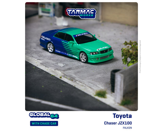Tarmac Works 1:64 Toyota Chaser JZX100 Falken Tires – Global64