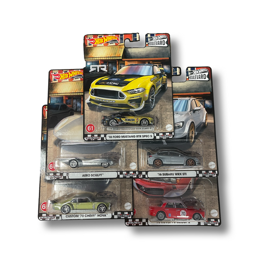 Hot Wheels 2023 Premium Boulevard Series *956N* Full Set Of 5