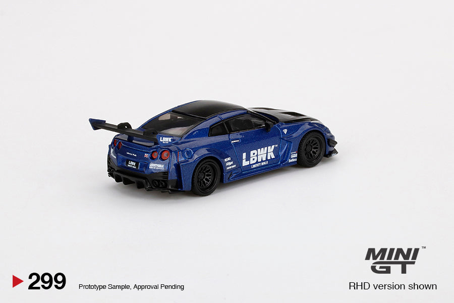 MiniGT LB-Silhouette WORKS GT NISSAN 35GT-RR Ver.2 LBWK Blue MiJo Exclusive #299