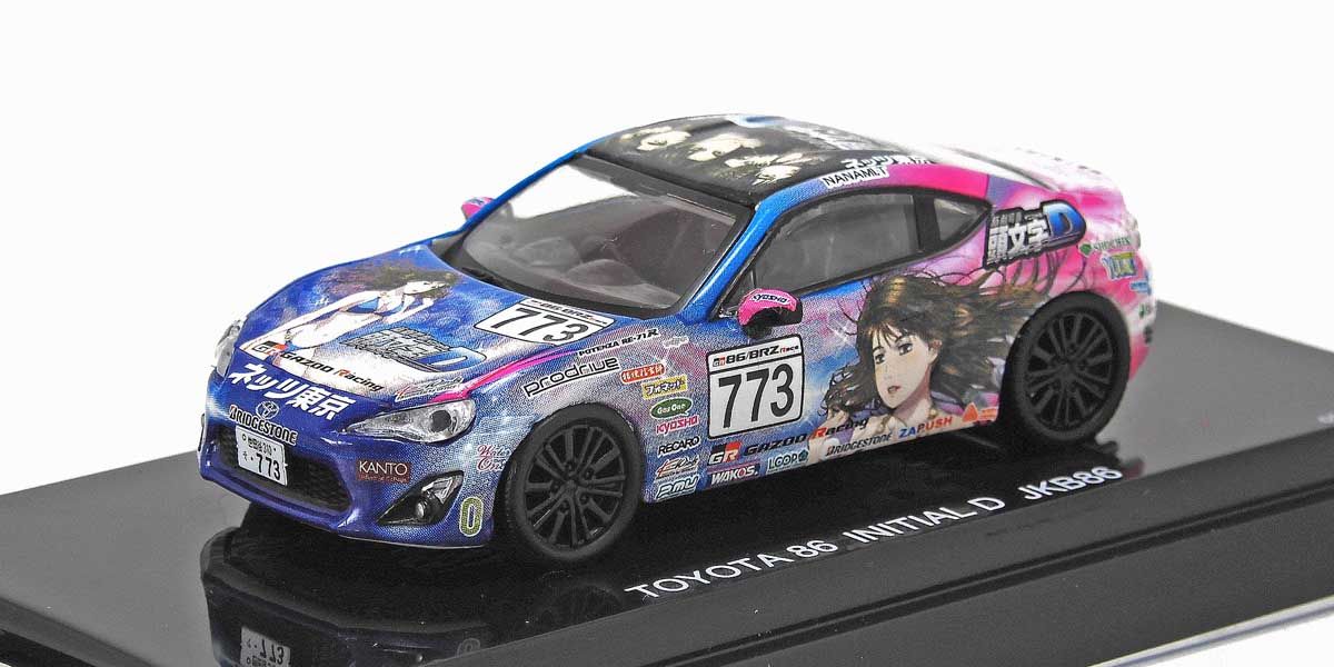 Kyosho 1:64 Toyota 86 Initial D JKB86 No.773 Initial D