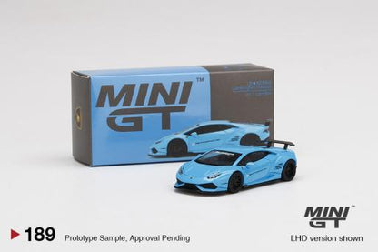 MiniGT LB Works Lamborghini Huracán Ver. 1 Light Blue #189