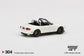 MiniGT Mazda Miata MX-5 (NA) Tuned Version Classic White MiJo Exclusive #304