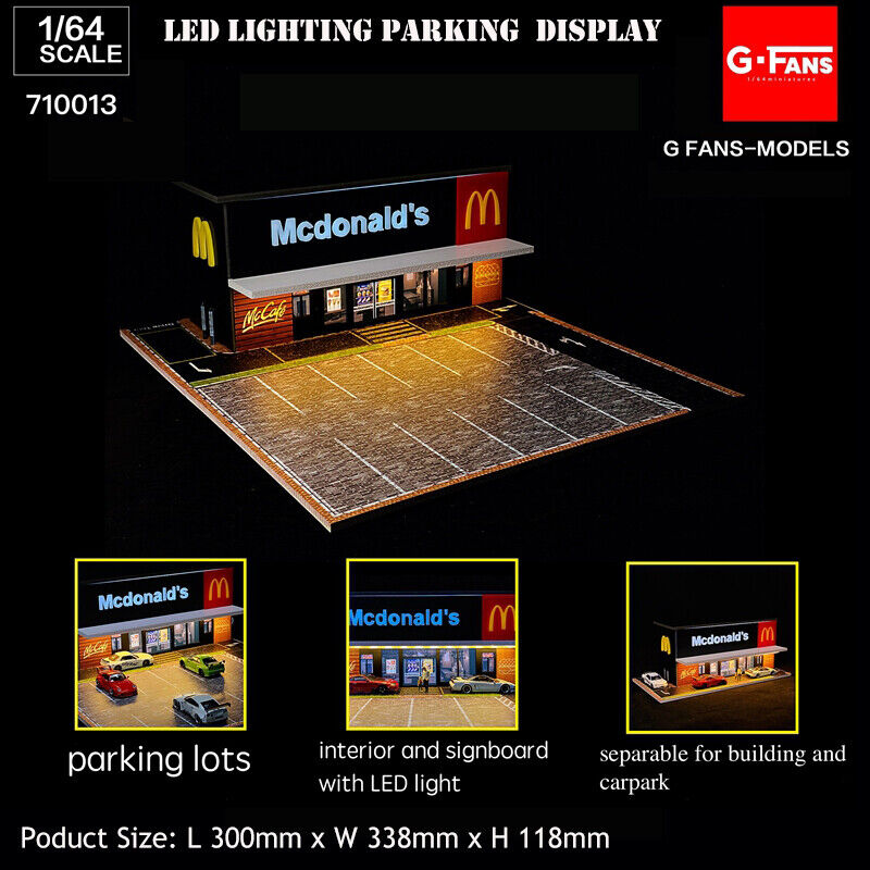 G-Fans 1:64 Diorama Building McDonalds