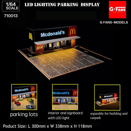 G-Fans 1:64 Diorama Building McDonalds