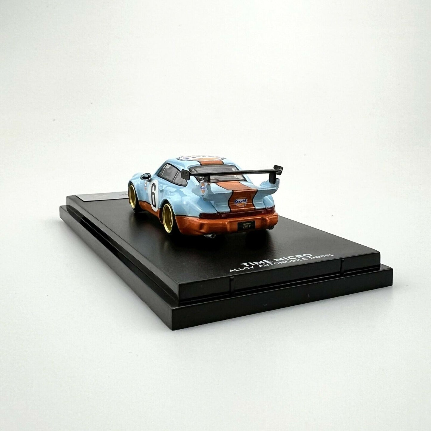 Time Micro 1:64 Porsche Gulf RWB 964 Mexico Exclusive DiecastZ Limited To 500pcs