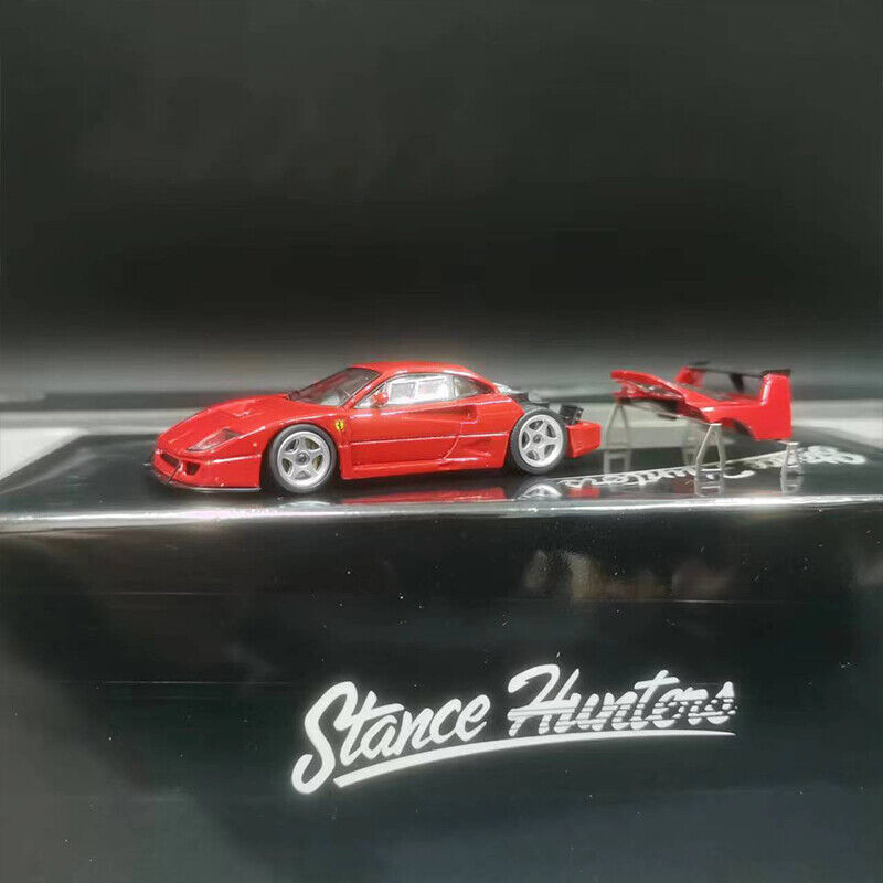 Stance Hunters 1:64 Ferrari F40 LM Red With Removable Engine Bonnet