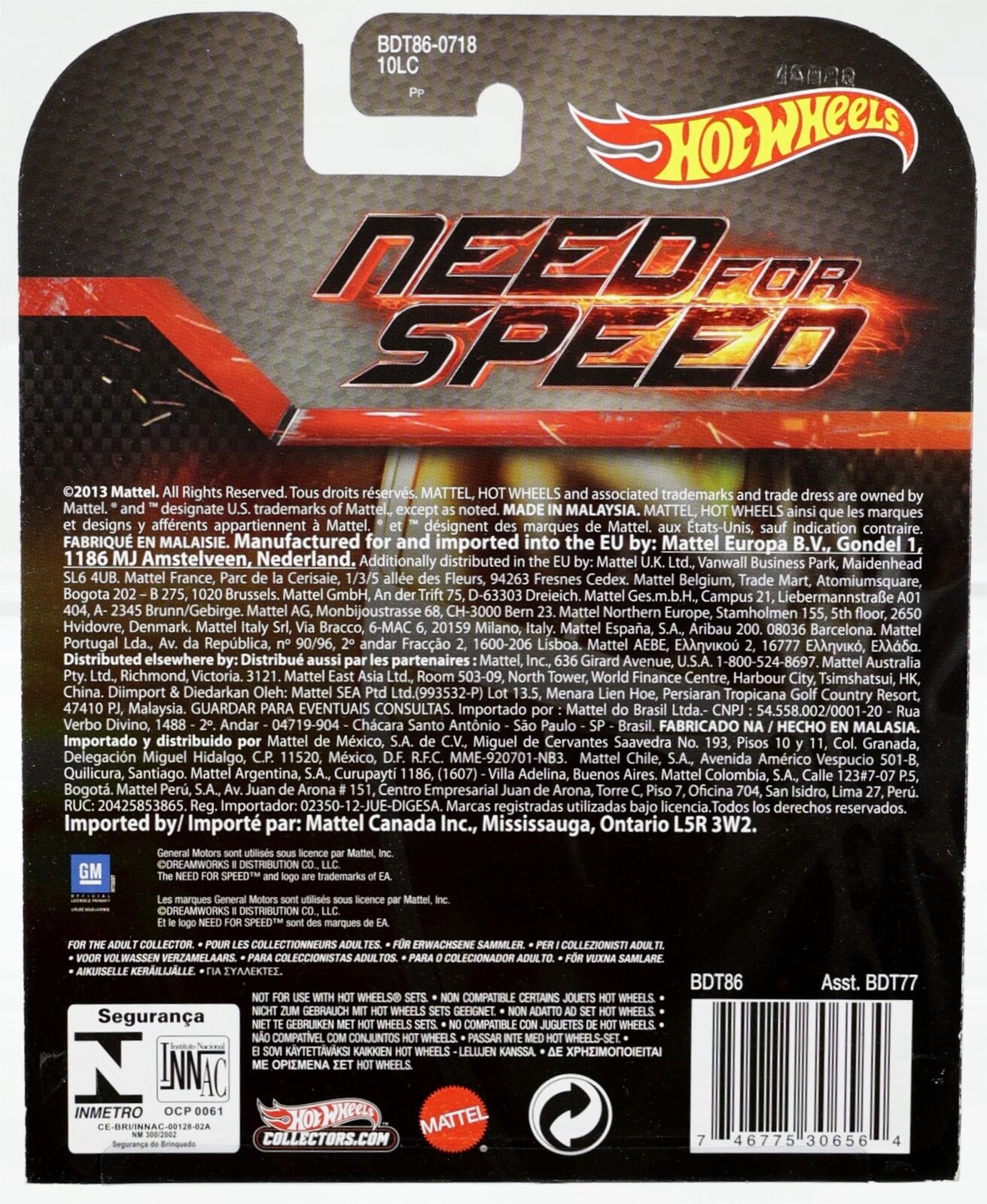 Hot Wheels 2014 Retro Entertainment Need For Speed Koenigsegg Agera R