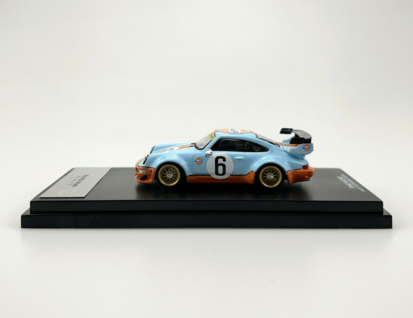 Time Micro 1:64 Porsche Gulf RWB 964 Mexico Exclusive DiecastZ Limited To 500pcs