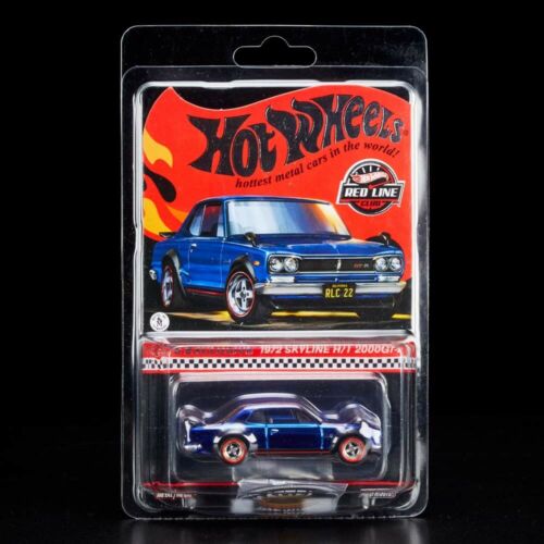 Hot Wheels 2022 Red Line Club RLC Membership Car - 1972 Nissan Skyline H/T 2000GT-R