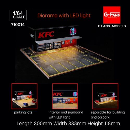 G-Fans 1:64 Diorama Building KFC