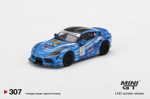 MiniGT HKS Toyota GR Supra No.77 FAT FIVE RACING 2020 D1 Grand Prix #307