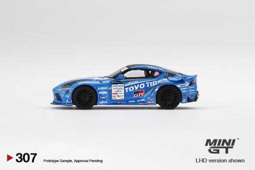 MiniGT HKS Toyota GR Supra No.77 FAT FIVE RACING 2020 D1 Grand Prix #307