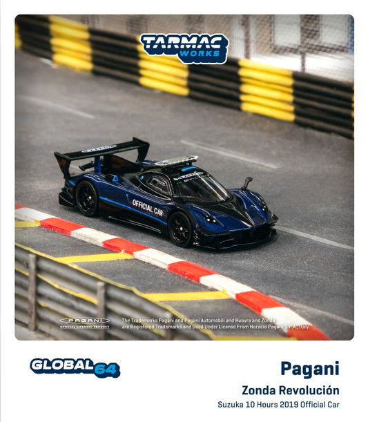 Tarmac Works 1:64 Pagani Zonda Revolucion Suzuka 10hr 2019 Official Car